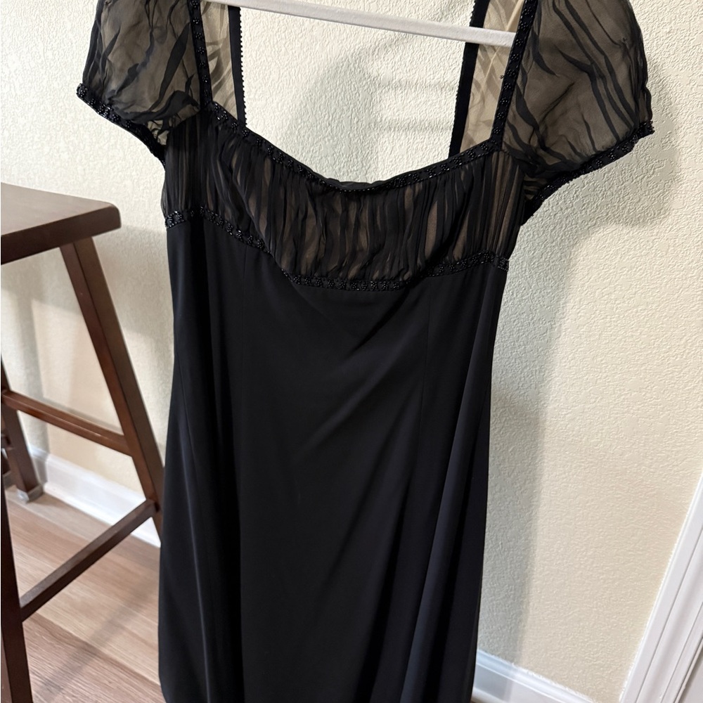 Sweet Black Cocktail Dress